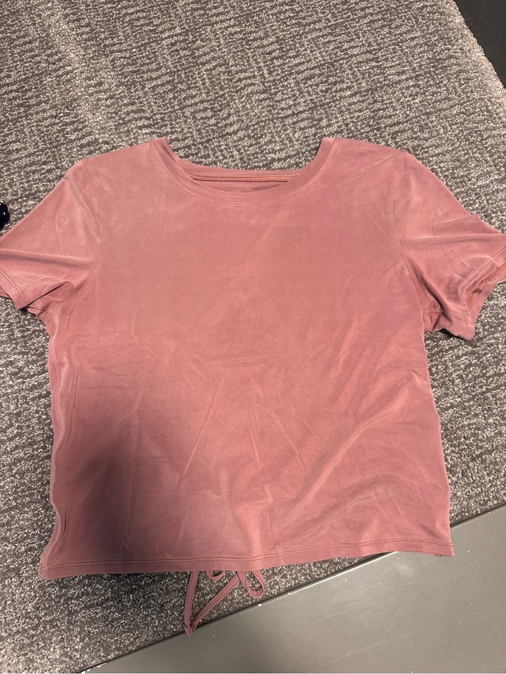 Lululemon Open Tie-Back Short Sleeve Spiced Chai - Picture 4 of 7